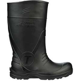 Airgo Ultra Lightweight Knee Boot, Men's Size 6, 15"H, Plain Toe, Cleated Outsole, Black