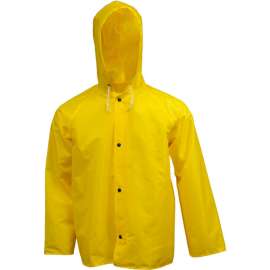Tingley J21107 Eagle Storm Fly Front Hooded Jacket, Yellow, 4XL