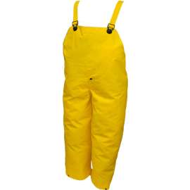 Tingley O56107 DuraScrim Snap Fly Front Overall, Yellow, Large