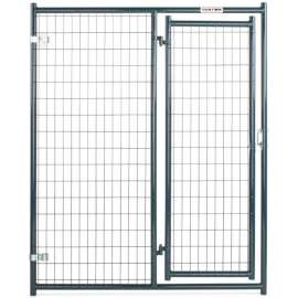 Tarter Blue Champion Kennel Front Panel with Door, 6'H x 5'L