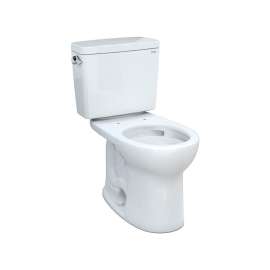 Toto Drake 1.6 GPF Elongated Bowl Toilet, 17-3/16"W x 28-5/16"D x 29"H, Cotton