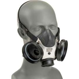 MSA Comfo Classic Half-Mask Respirator, Medium, 808074