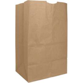 Heavy Duty Paper Grocery Bags, #20 Squat, 8-1/4"W x 5-15/16"D x 13-1/8"H, Kraft, 500/Pack