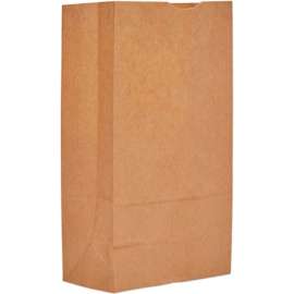 Duro Bag Paper Grocery Bags, #12, 7-1/16"W x 4-1/2"D x 13-3/4"H, Kraft, 500/Pack