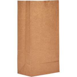 Duro Bag Paper Grocery Bags, #8, 6-1/8"W x 4-1/6"D x 12-7/16"H, Kraft, 500/Pack
