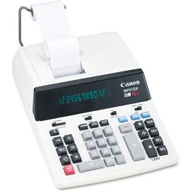 Canon 12-Digit Calculator, MP21DX, 2 Color Printing, Sales Tax Key, 9-1/8" X 12" X 3", White
