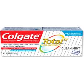 Colgate Total Toothpaste, Coolmint, 0.88 oz, 24 Tubes/Case