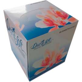 Facial Tissue Cube Box, 2-Ply, White, 85 Sheets/Box, 36 Boxes/Case
