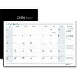 House of Doolittle? Recycled Ruled Planner with Stitched Leatherette Cover, 10 x 7, Black, 2021-2023