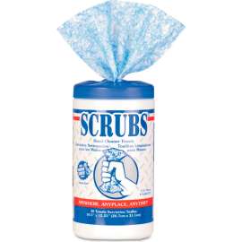 SCRUBS Hand Cleaner Towels, 30 Wipes/Can