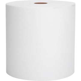 Scott Nonperforated Paper Towel Rolls, 8 x 800', White, 12 Rolls/Case - KIM01040