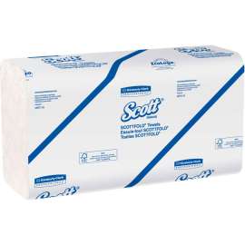 Scott Scottfold Towels, 9-2/5" X 12-2/5", White, 25 Packs/Case - KIM01980