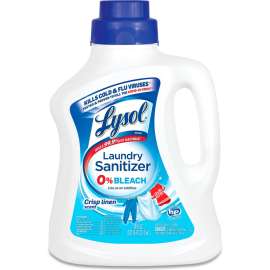 Lysol Laundry Sanitizer, Liquid, Crisp Linen, 90 oz., 4/Case
