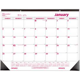 Brownline Monthly Desk Pad Calendar, Chipboard, 22 x 17, 2022