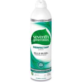 Seventh Generation Disinfectant Sprays, Eucalyptus/Spearmint/Thyme, 13.9 Oz. Bottle, 8/Carton