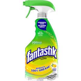 Fantastik Disinfectant Multi-Purpose Cleaner Lemon Scent, 32 oz. Spray Bottle, 8/Case