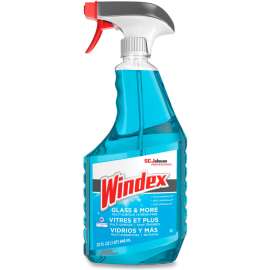 Windex Ammonia-D Glass Cleaner, Fresh, 32 Oz. Spray Bottle, 8/Carton