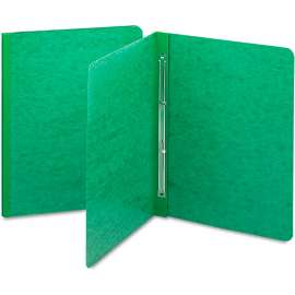 Smead Side Opening Pressboard Report Cover, Prong Fastener, Letter, Green