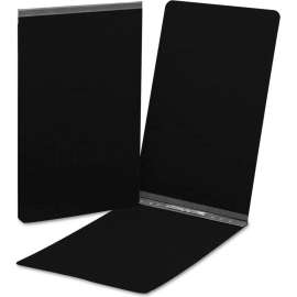 Smead End Opening Pressboard Report Cover, Prong Fastener, Legal, Black