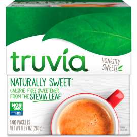 Truvia Natural Sugar Substitute, 0.12 oz., 140 Packets/Box