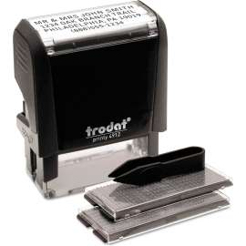 Trodat Self-Inking Do It Yourself Message Stamp, 3/4 x 1 7/8