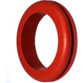Silicone Rubber Push-In Grommet for 3/4" Hole ID and 3/32" Edge Thickness - 1/2" ID - Pack of 10