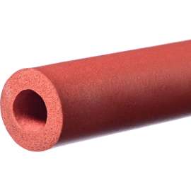 USA Sealing Foam Silicone Tube 120"L x 1" ID x 1-1/2" OD, Red