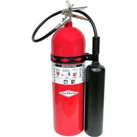 Amerex 15LB CO2 Fire Extinguisher, Wall Mount, Type B, C