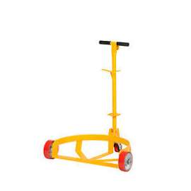 Low-Profile Drum Caddy with Bung Wrench Handle LO-DC-PU - Polyurethane Wheels