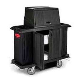 Rubbermaid Full Size Housekeeping Cart with Doors 9T19