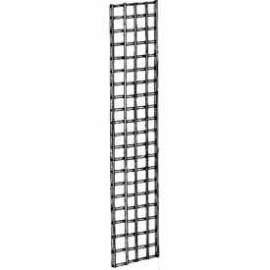 1'W X 5'H - Wire Grid Wall Panel - Semi-Gloss White