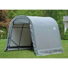 10x8x10 Round Style Shelter - Gray
