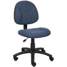 Boss Deluxe Posture Chair - Fabric - Blue