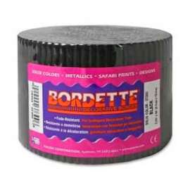 Pacon Bordette Decorative Border, 2-1/4" x 50', Black, 1 Roll