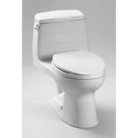 TOTO MS854114E-01 Eco UltraMax Elongated 1 Piece Toilet, Cotton White