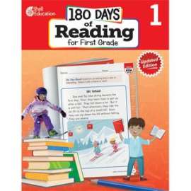 Shell Education 180 Days of Reading for First Grade, 2nd Edition Printed Book
