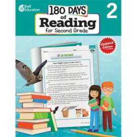 Shell Education 180 Days of Reading for Second Grade, 2nd Edition Printed Book