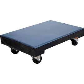 Hardwood Dolly FDOL-1624-9 with Vinyl Covered Deck 24x16 900 Lb. Cap.