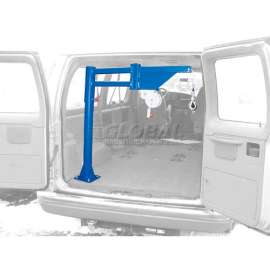 Low-Profile Manual Lift Van & Truck Jib Crane VAN-J 400 Lb. Capacity