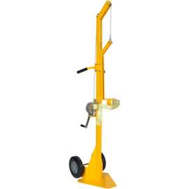 Portable Cylinder Lifter CYL-LT-1-HR with Hard Rubber Wheels
