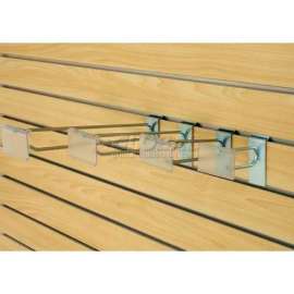8" Special Slatwall Hooks With Plastic Label Holder, Zinc