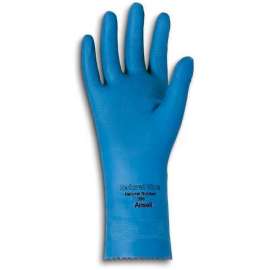 Ansell 88-356 VersaTouch Natural Blue Chemical Resistant Gloves, Size 8, 1 Pair