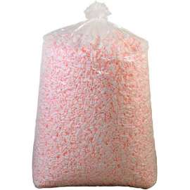 Global Industrial Anti Static Loose Fill Packing Peanuts 20ft Bag, Pink