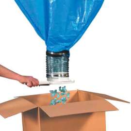 Global Industrial Packing Peanut Loose Fill Dispenser 45ft Bag, 40"L x 40"W x 84"H