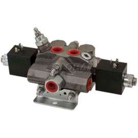 Buyers Electrically Operated Sectional Valves, HVE4PRPB, 4 Way w/ 1 PR, PB