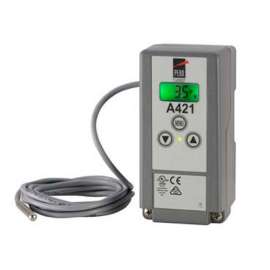 Johnson Controls Digital Temperature Controller A421ABC-04C, 120/240 VAC, SPDT, Nema 1