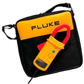 Fluke i410-KIT AC/DC Current Clamp & Carry Case Kit, 400A AC/DC rms, Zippered Vinyl Carry Case