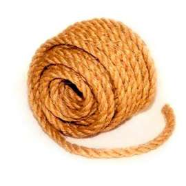 BOEN Sisal 3-Strand Twisted Rope SLR-3850 - 3/8" x 50' - 1 Lb. - Camel