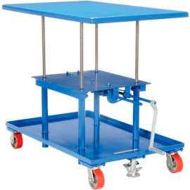 Hand Crank Operated Mechanical Post Table MT-3042-HP - 30 x 42 High Profile