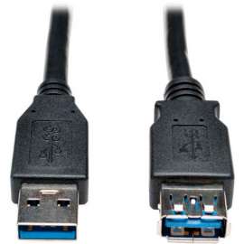 Tripp Lite USB 3.0 SuperSpeed Extension Cable (AA M/F) Black, 6-ft.